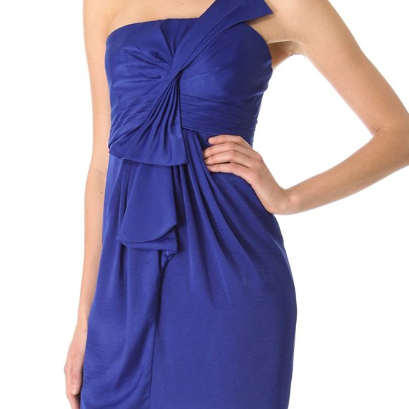 BCBGMAXAZRIA Palais One Shoulder Dress - Picture 5 of 7